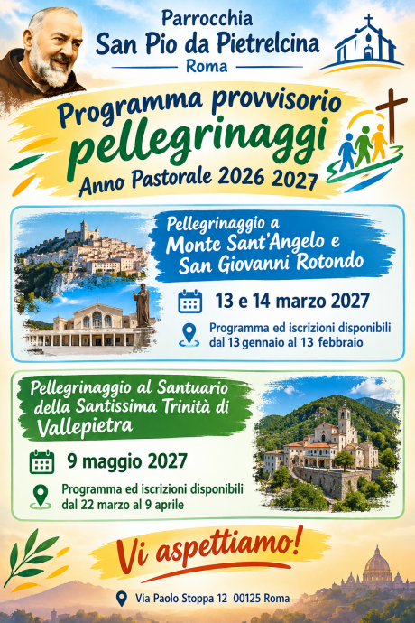 pellegrinaggi 2027