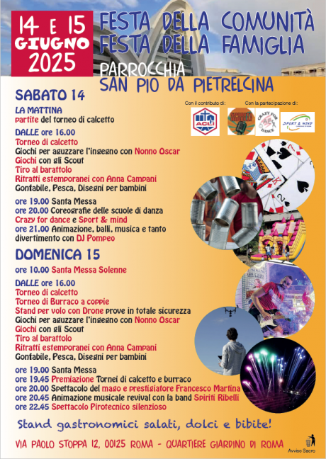 Programma Festa 2025